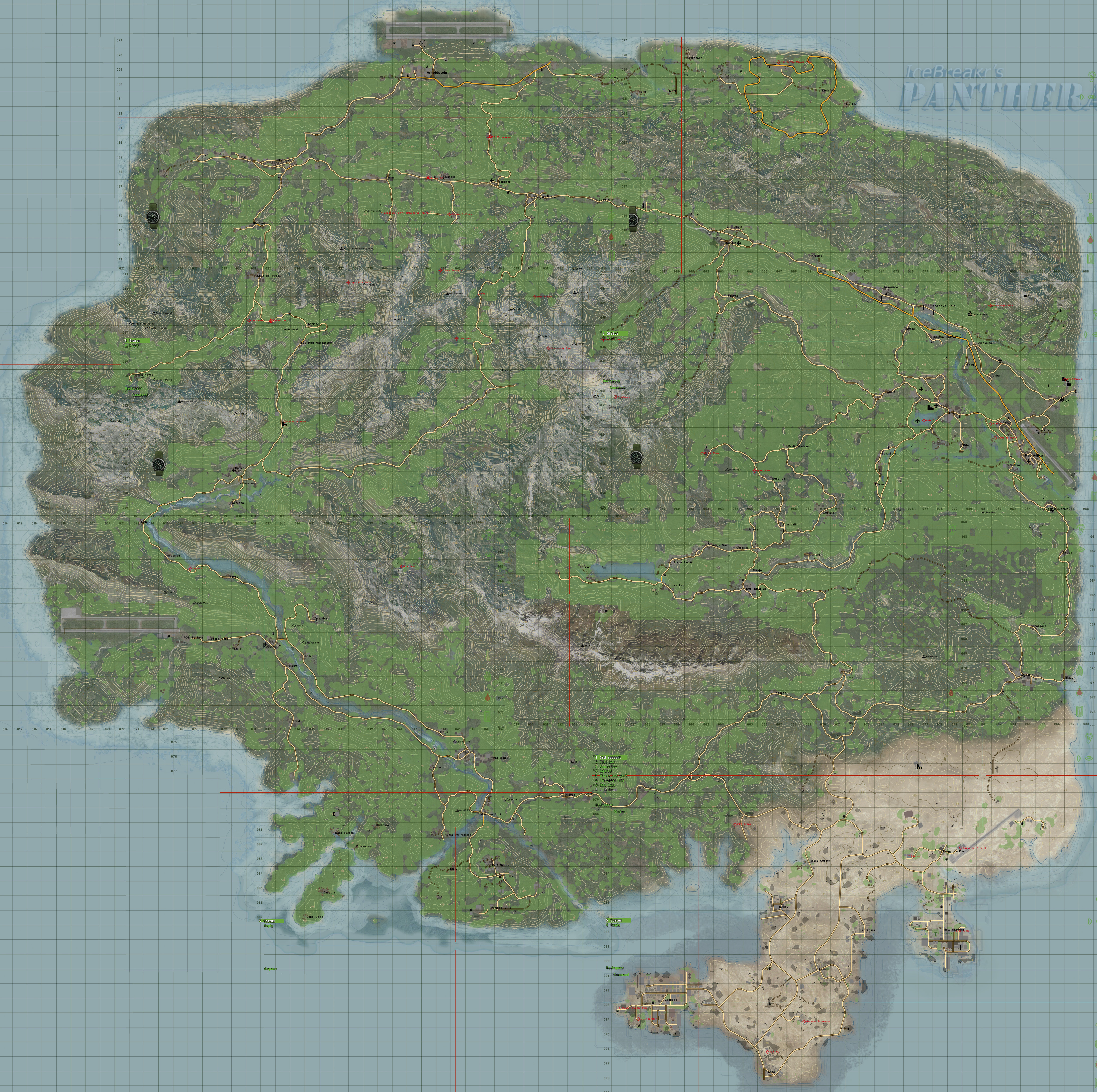 DayZ Map With Key Locations : r/dayz